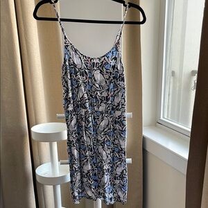 Floral Print Spaghetti Strap Dress